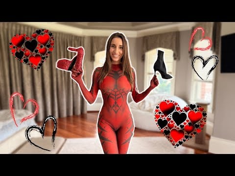 RED vs BLACK Heels ASMR!
