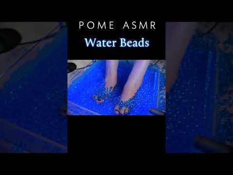 4K/ASMR｜Relaxing Water Beads Stirring Sounds🫧 #relax #relaxing #foot #pedicure #feet #japanese