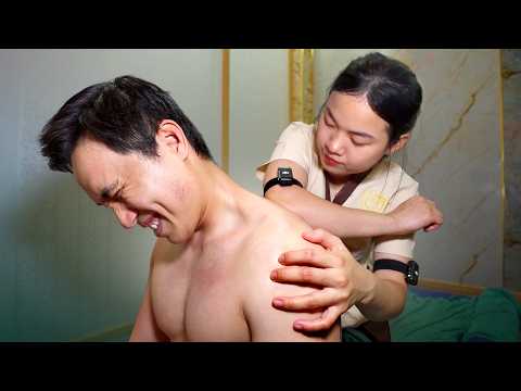 ASMR 🔥 Strong Back Massage & Foot Reflexology for Deepest Relaxation!