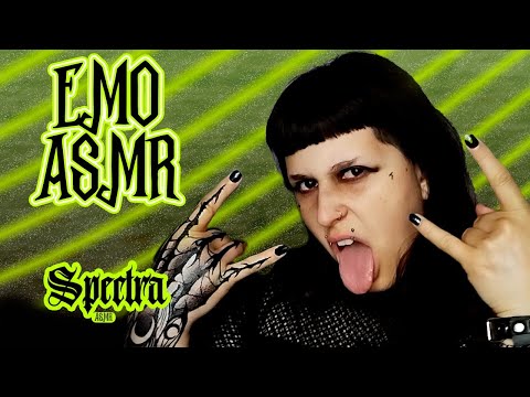 GAROTA EMO TE MAQUIA NA SALA DE AULA 💀🖤 | ALT ASMR (mas os gatilhos são sons de boca)