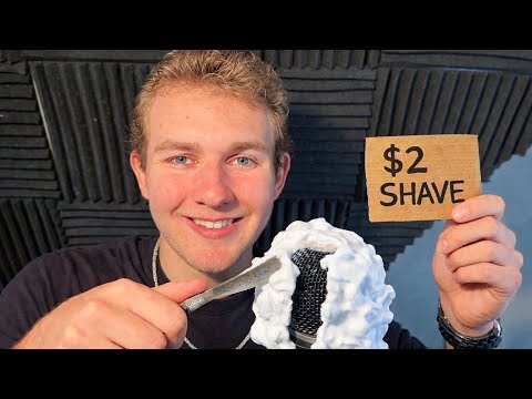 ASMR a $2 Shave you can feel