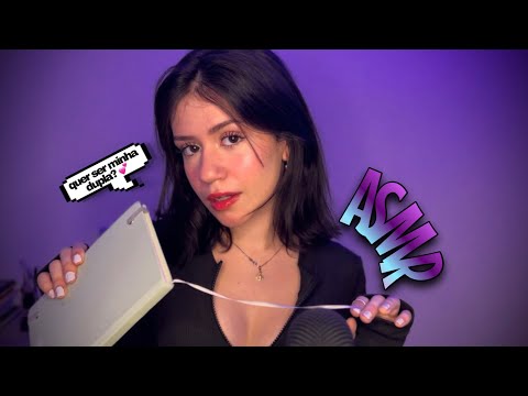 Garota Quieta e Misteriosa da Sala Faz Trabalho Com Você| ASMR relaxante