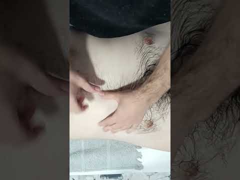 ASMR CHEST, ABDOMEN AND ARM TURKISH DEPP RELAXATION MASSAGE #shorts  #asmr #massage #relaxing