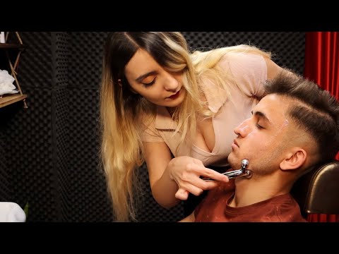 [ASMR ECE] Relaxing Barber Massage - Full Head Massage