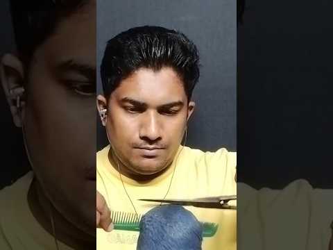 ASMR satisfying hair cutting short #haircut #shorts #asmrshorts