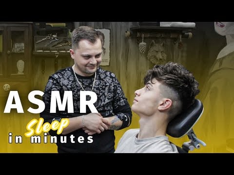 Rolling Into Sleep With ASMR Head Massage - sleep in minutes