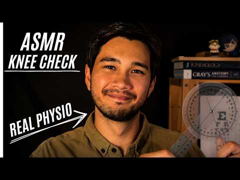 ASMR Knee Pain Assessment | Realistic Physiotherapy Roleplay (You're OK) 4K