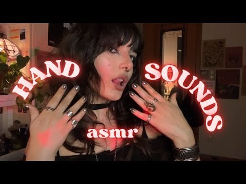 ASMR Hand Sounds w/ Rings | Mouth Sounds, Whispering 