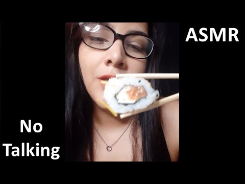 ASMR COMIENDO SUSHI SIN HABLAR