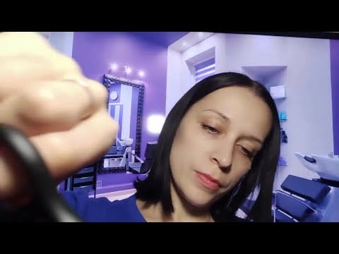 АСМР Парикмахерская, Стрижка | ПОЛНАЯ 30-ТИ МИНУТНАЯ ВЕРСИЯ |