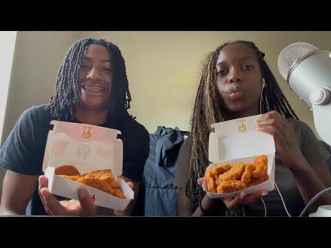 ASMR McDonald’s Mukbang 🌶️🍗