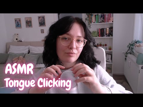 ASMR Tongue Clicking & Mic Scratching | no talking