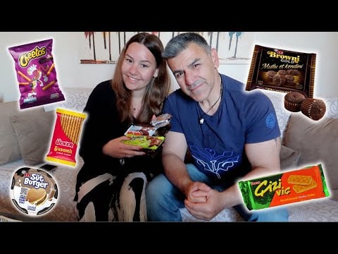 [ASMR] Trying TURKISH SNACKS with my DAD | ASMR Marlife