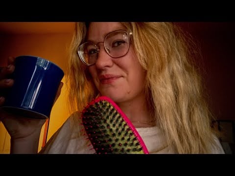 LOFI ASMR: Brushing your hair for the day ☀️💛
