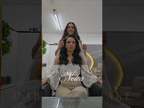 TESTE DE CABELO E MAKE DA NOIVA