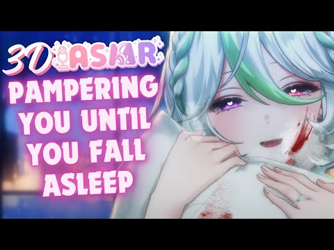 【 LIVE 🔴3D ASMR】Yandere Pampering You Until You Fall Asleep【 Trigger Test | Request OK】