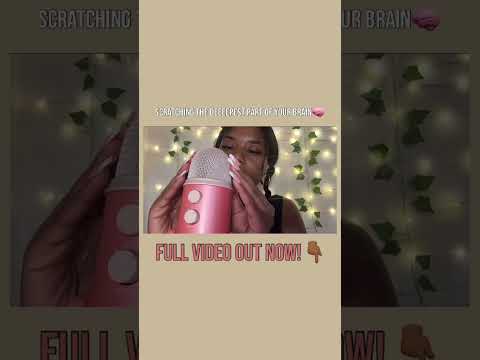 Scratches that feel so good😭 out now👆🏾❤️ #asmr #tingles