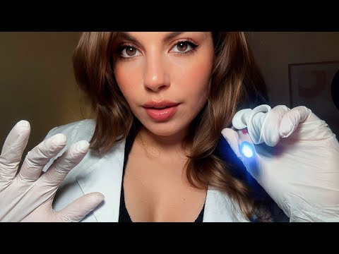 ASMR Medical Face & Neck Exam Roleplay [Whispered] 🩺💖