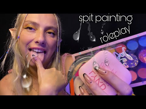 ASMR:ELF MAKYAJINI YAPIYOR 🧝‍♀️ TÜRKÇE ASMR #mouthsounds
