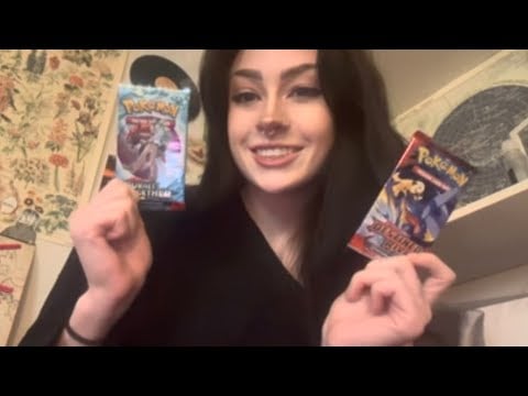 ASMR Pokemon Pack Battle!! Destined Rivals vs Journey Together 💫