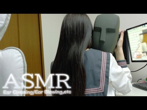 【KU100/ASMR】耳かき&マッサージ♡【広告なし】