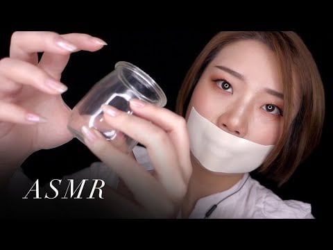 ASMR Gentle Slow Tapping w/ mouth taped no talking