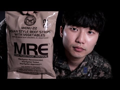 미군 전투식량 ASMR US Military MRE