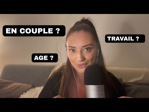 ASMR FAQ | Je réponds à VOS questions en chuchotant 🫧
