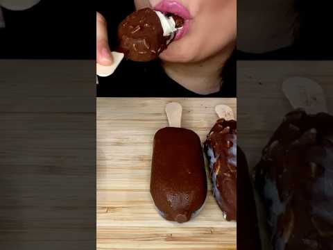 Chocolate Ice Cream Bars 🍫 #icecream #chocolate #foodies