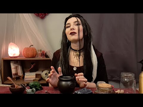 ASMR | POV Witch Brews You a Valentine's Love Potion ~ Soft Spoken, tapping, stirring, bubbling