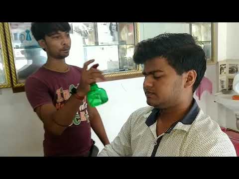 Special head and body massage therapy by Indian barber and Neck cracking asmr