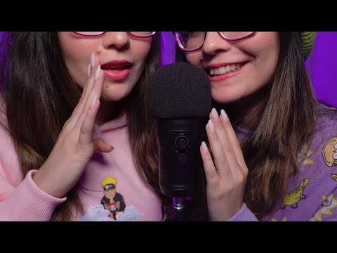 asmr gêmeas | sons de boca em dose dupla 👭🏻