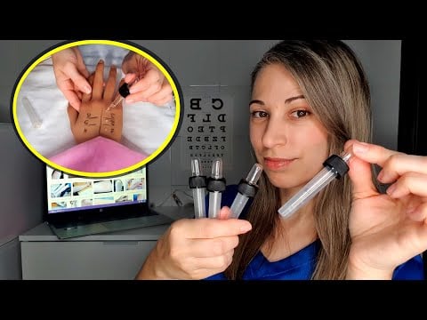 Clínica ASMR | Test Alergia en tu mano muy Realista | SusurrosdelSurr