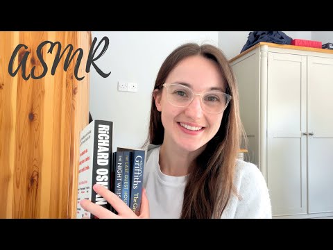 ASMR Whispered NEW-IN Book Haul 📚 (Tapping, Page Turning, Tracing & Reading)