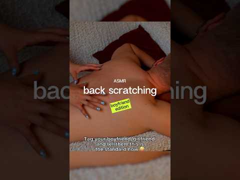 ASMR | Back Scratching He Never Wants to End 😴