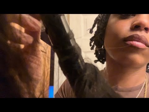ASMR Wig Install Roleplay & Wand Curling Your Hair