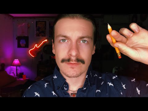 [ASMR] Writing My Grocery List on Your Face So I Don't Forget Anything | Visual ASMR Triggers | RV