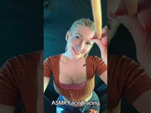 tracing your face until you tingle #shorts #asmr