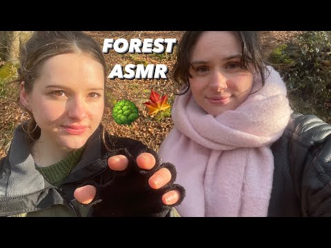 ASMR come on a hike with us in the FOREST 🌲🍂