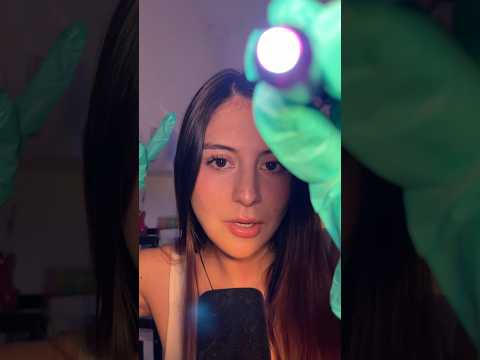 EXAMEN OCULAR 👁️ #asmrcommunity #asmrvideo