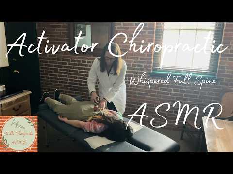 Activator Chiropractic ASMR - Whispered Full Spine