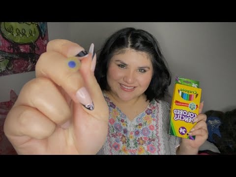 ASMR Coloring Your Colorless Face🖍️