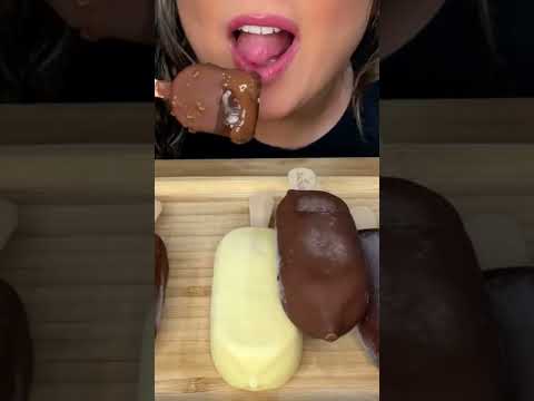 Magnum Ice Cream Drenched In Nutella #shorts #asmr