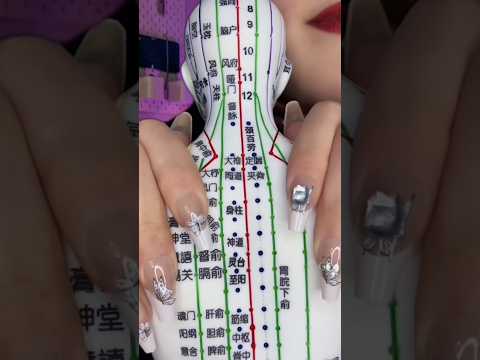 ASMR relaxing Massage #asmr #satisfying #visualtingle #relax #tingles #nails