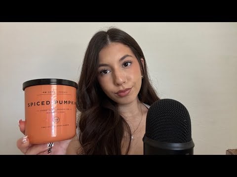 ASMR Candle Tapping (Mainly Whispering Lol)