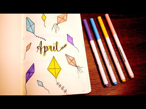 Plan With Me / April 2019 Bullet Journal Setup / ASMR Soft Spoken