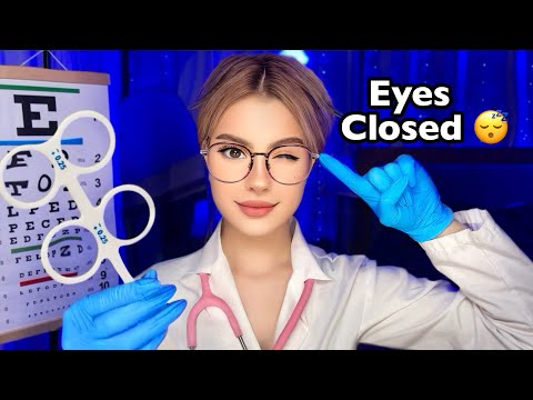 ASMR Cranial Nerve Exam but EYES CLOSED 👀 Doctor ASMR for Sleep ❤️ Follow my Instructions