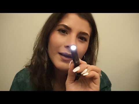 ASMR Visual Triggers (Light Tracing, Face Brushing/Stippling & Hand Movements)