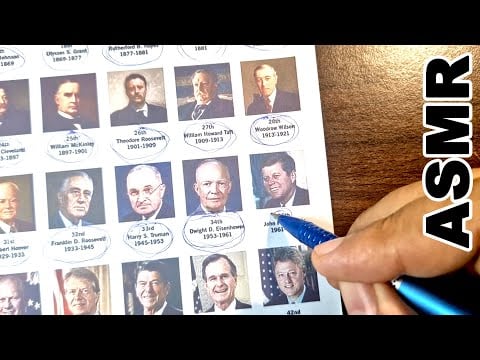 ASMR: Every U.S. President Labeled In Just Two Stereotypes! [ ASMR soft-spoken & whispering ]
