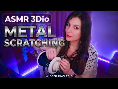 ASMR 1 Hour of Brain Melting Metal Scratching ⚙️ 3Dio, No Talking